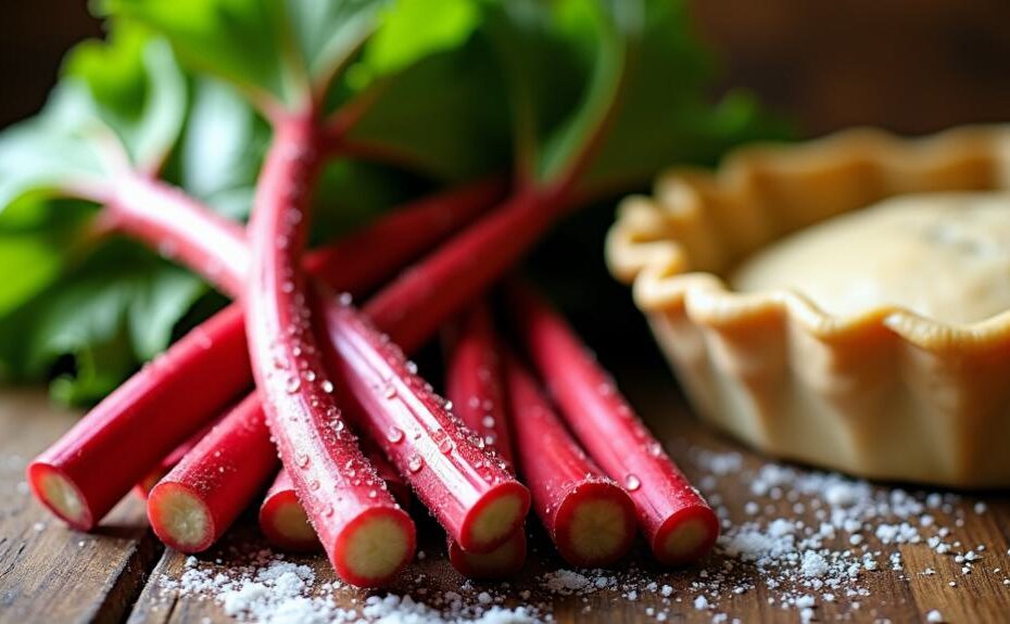 cooking with rhubarb tips