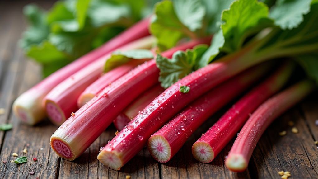 varieties of rhubarb plants